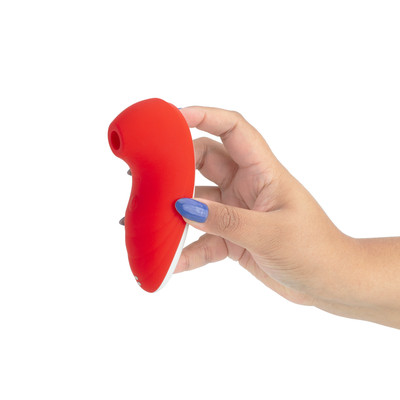 Vibrador Estimulador de Clitóris em Silicone com 7 Modos de Pulsação e Recarregável - Intt Deborah Secco Kiss My Clit | 12,5 x 4,4 cm