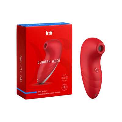 Vibrador Estimulador de Clitóris em Silicone com 7 Modos de Pulsação e Recarregável - Intt Deborah Secco Kiss My Clit | 12,5 x 4,4 cm