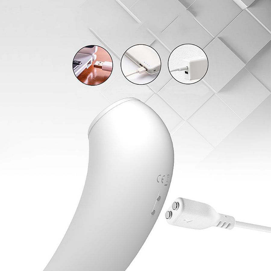 Vibrador Estimulador de Clitóris em Silicone com 7 Modos de Pulsação e Vibração, Recarregável - Dibe Orgasm Clitoral Super Sucking 3 | 15 x 4,8 cm - 5