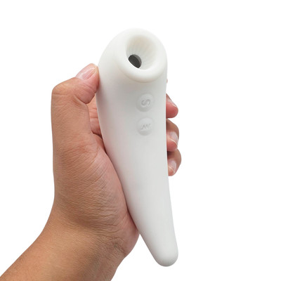 Vibrador Estimulador de Clitóris em Silicone com 7 Modos de Pulsação e Vibração, Recarregável - Dibe Orgasm Clitoral Super Sucking 3 | 15 x 4,8 cm