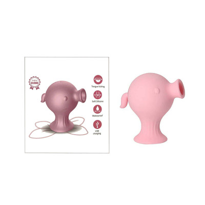 Foto 1 do produto Vibrador Estimulador de Clitóris em Silicone com 7 Modos de Sucção - Wandou Jingling| Disponível em 3 Cores