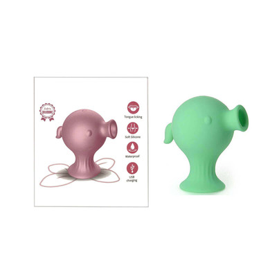 Foto 4 do produto Vibrador Estimulador de Clitóris em Silicone com 7 Modos de Sucção - Wandou Jingling| Disponível em 3 Cores