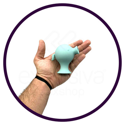 Foto 10 do produto Vibrador Estimulador de Clitóris em Silicone com 7 Modos de Sucção - Wandou Jingling| Disponível em 3 Cores
