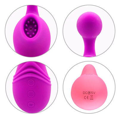 Foto 9 do produto Vibrador Estimulador de Clítoris com Sucção Recarregável em Silicone com 12 Modos de Vibrações - Naughty Baby Vibration Rod | Disponível em 3 Cores