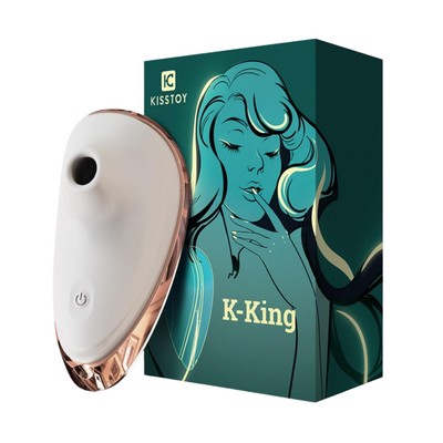 Foto 3 do produto Vibrador Estimulador de Clítoris com Tecnologia de Sucção - Kisstoy K King II| Disponível em 2 Cores