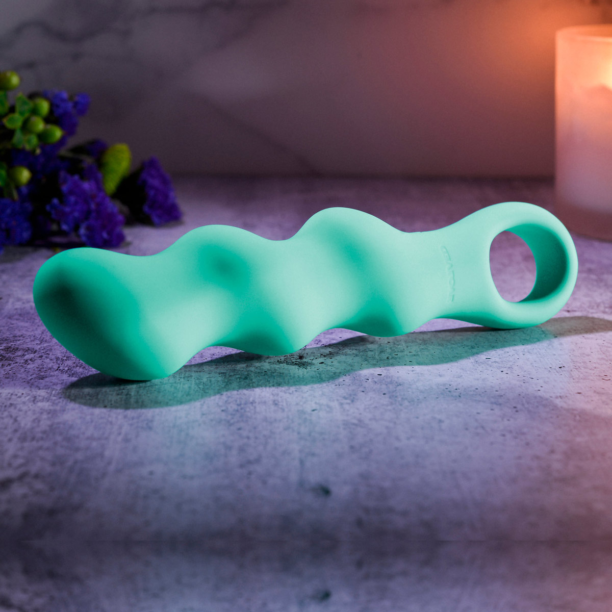 Vibrador Estimulador no Formato Ondular com 10 Modos de Vibração e Carregamento Via Cabo USB - Evolved Triple Teaser | 14,6 x 3,8 cm - 2