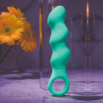 Vibrador Estimulador no Formato Ondular com 10 Modos de Vibração e Carregamento Via Cabo USB - Evolved Triple Teaser | 14,6 x 3,8 cm