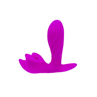Foto 1 do produto Vibrador Estimulador de Ponto G com 10 Modos de Vibração, 6 Modos de Sucção e Controle Sem Fio - Ailighter |Cor: Lilás