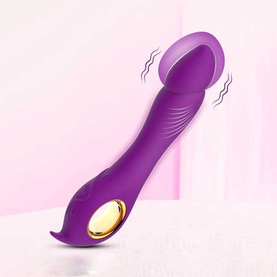 Foto 1 do produto Vibrador Estimulador de Ponto G com 10 Modos de Vibração, Função de Inflar e Recarregável via USB - Inflatable Vibrator | 12 x 3,7 cm | Disponível em 2 Cores