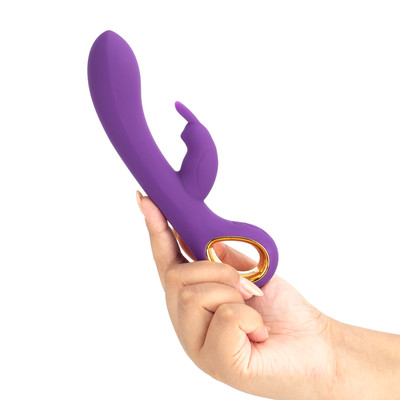 Vibrador Rabbit Estimulador de Ponto G e Clitóris com 10 Modos de Vibração em 5 Intensidades - Dini My Blazing | 9,8 x 3,3 cm | Disponível em 3 Cores