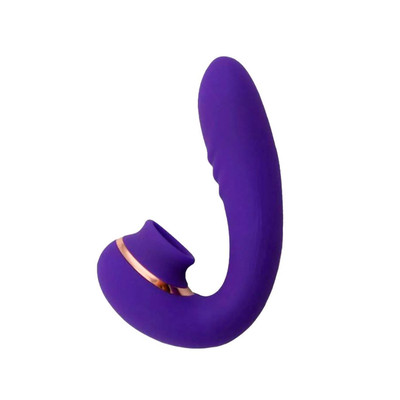 Foto 8 do produto Vibrador Estimulador de Ponto G e Clitóris com 2 Movimentos de Língua e 9 Modos de Vibração - Hantewei Vibrating Spear | 12 x 3,3 cm | Disponível em 2 Cores