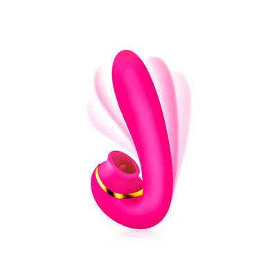Foto 3 do produto Vibrador Estimulador de Ponto G e Clitóris com 2 Movimentos de Língua e 9 Modos de Vibração - Hantewei Vibrating Spear | 12 x 3,3 cm | Disponível em 2 Cores