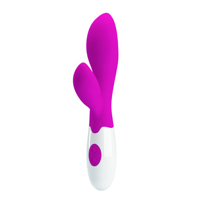Foto 7 do produto Vibrador Estimulador de Ponto G e Clítoris com 30 Modos de Vibração - Pretty Love Newman | 9,1 x 3,7 cm | Disponível em 2 Cores