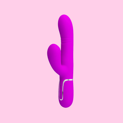 Foto 5 do produto Vibrador e Estimulador de Ponto G e Clitóris com 7 Modos de Vibração e Pulsação, 4 Movimentos de Vai e vem e Recarregável - Pretty Love Mariane | 12 x 3,5 cm