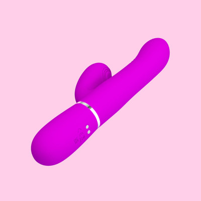 Foto 6 do produto Vibrador e Estimulador de Ponto G e Clitóris com 7 Modos de Vibração e Pulsação, 4 Movimentos de Vai e vem e Recarregável - Pretty Love Mariane | 12 x 3,5 cm