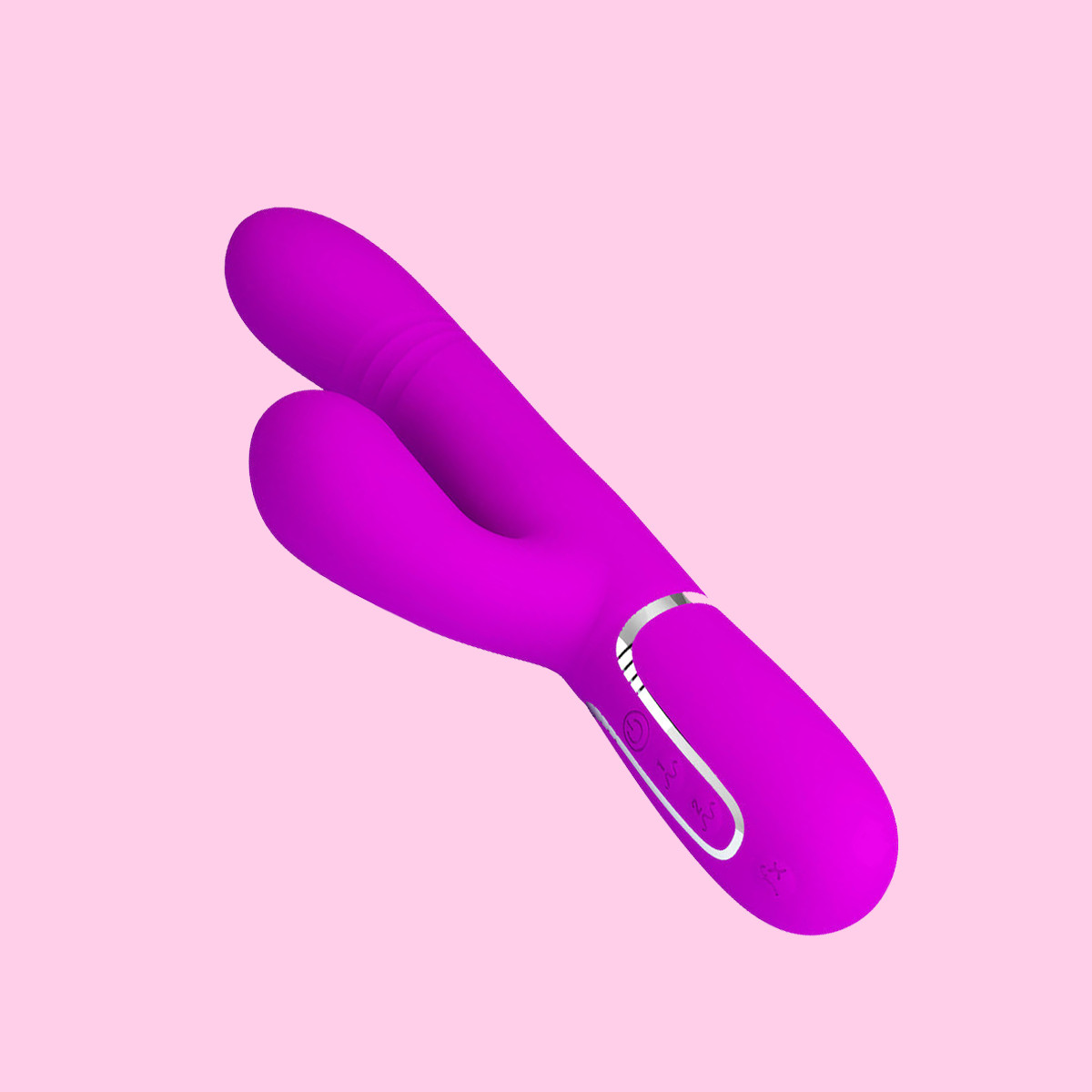 Vibrador e Estimulador de Ponto G e Clitóris com 7 Modos de Vibração e Pulsação, 4 Movimentos de Vai e vem e Recarregável - Pretty Love Mariane | 12 x 3,5 cm - 7