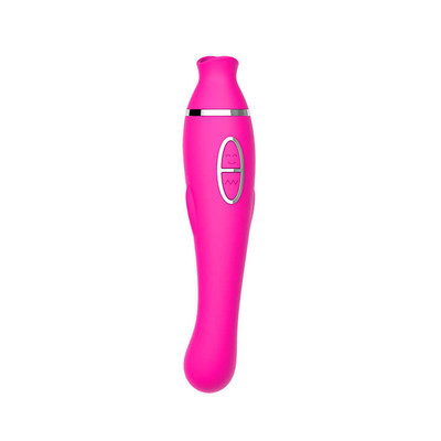 Foto 3 do produto Vibrador Estimulador de Ponto G e Clitóris com 8 Intensidades de Sucção e 12 Modos de Vibração - Mermaid | 9,5 x 3 cm