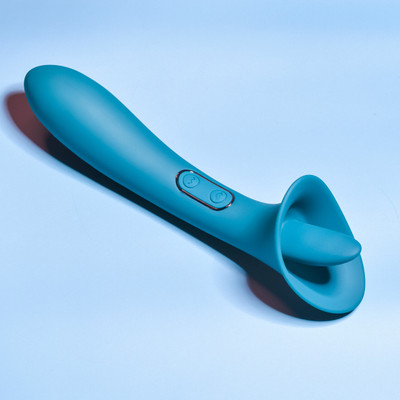 Vibrador Estimulador de Ponto G e Clítoris com 9 Modos de Vibração, Língua com 9 Movimentos e Recarregável - Evolved Playboy Pleasure True Indulgence