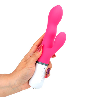 Vibrador Estimulador de Ponto G e Clítoris com Controle por Aplicativo, 7 Modos de Vibração e 3 Velocidades de Rotação - Lovense Nora - 12 x 3,7 cm