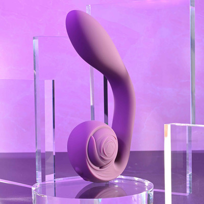 Foto 7 do produto Vibrador e Estimulador de Ponto G e Clitóris com Formato de Caracol e 10 Tipos de Vibrações - Gender X Poseable You | 13,5 x 3,2 cm