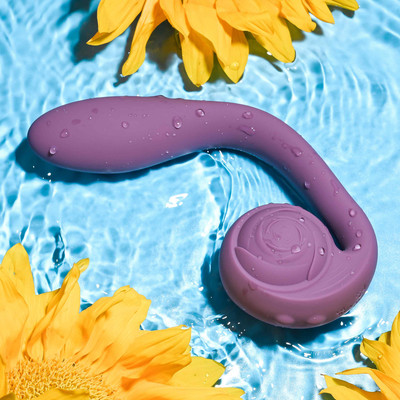 Foto 4 do produto Vibrador e Estimulador de Ponto G e Clitóris com Formato de Caracol e 10 Tipos de Vibrações - Gender X Poseable You | 13,5 x 3,2 cm