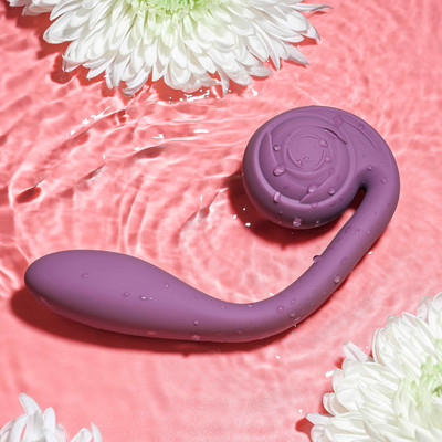 Vibrador e Estimulador de Ponto G e Clitóris com Formato de Caracol e 10 Tipos de Vibrações - Gender X Poseable You | 13,5 x 3,2 cm