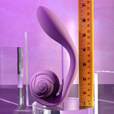 Foto 8 do produto Vibrador e Estimulador de Ponto G e Clitóris com Formato de Caracol e 10 Tipos de Vibrações - Gender X Poseable You | 13,5 x 3,2 cm