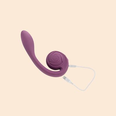 Foto 10 do produto Vibrador e Estimulador de Ponto G e Clitóris com Formato de Caracol e 10 Tipos de Vibrações - Gender X Poseable You | 13,5 x 3,2 cm