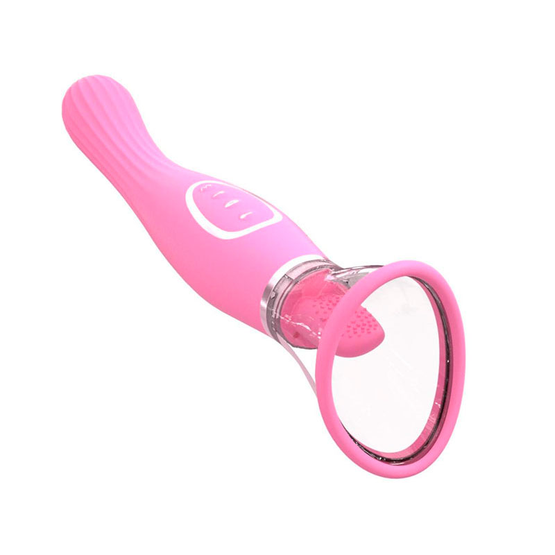Vibrador Estimulador de Ponto G, Clítoris e Mamilos com Sucção, 6 Modos de Vibração e Língua com 6 Movimentos - Pussy Pump | 20 x 4,4 cm - 3