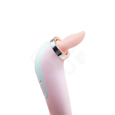 Foto 8 do produto Vibrador Estimulador de Ponto G, Clitóris e Mamilos com Sucção, Língua Estimuladora e Vibração - Pleasure Dreams | 12,6 x 3,1 cm