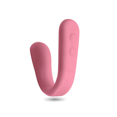 Foto 3 do produto Vibrador Estimulador de Ponto G e Clitóris com 10 Modos de Vibração, Motor Duplo e Design Anatômico - Adão & Eva Super Vibes Flex | 17,5 x 2,8 cm