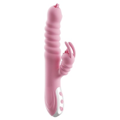 Foto 1 do produto Vibrador Estimulador com Ponto G e Clítoris com Movimentos Vai e Vem, 3 Modos de Rotação, 20 Vibrações e Função de Aquecimento - In Sugar Boom | 14 x 3,1 cm