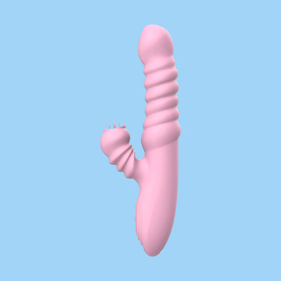 Foto 1 do produto Vibrador com Estimulador de Ponto G e Clitóris com Movimentos de Vai e Vem, 3 Velocidades de Rotação, 20 Modos de Vibração e Função de Aquecimento | 13,5 x 3,5 cm