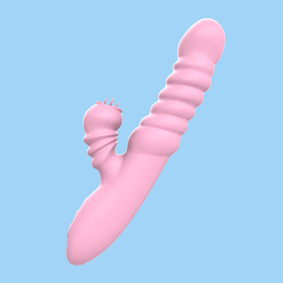 Foto 2 do produto Vibrador com Estimulador de Ponto G e Clitóris com Movimentos de Vai e Vem, 3 Velocidades de Rotação, 20 Modos de Vibração e Função de Aquecimento | 13,5 x 3,5 cm