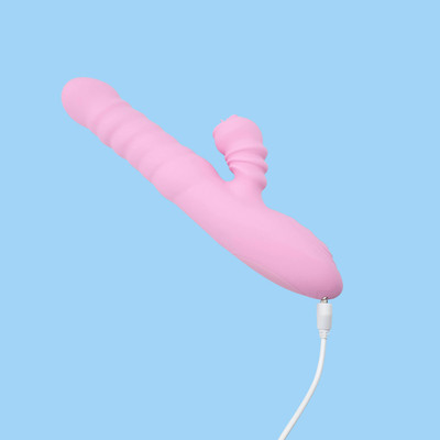 Foto 5 do produto Vibrador com Estimulador de Ponto G e Clitóris com Movimentos de Vai e Vem, 3 Velocidades de Rotação, 20 Modos de Vibração e Função de Aquecimento | 13,5 x 3,5 cm