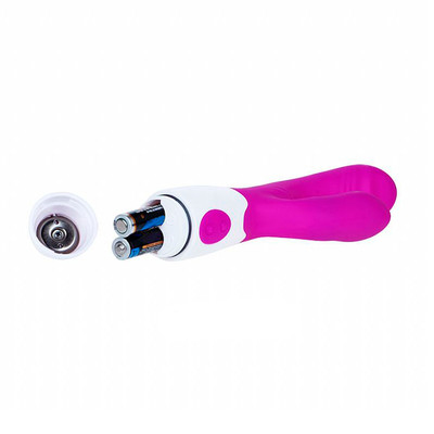 Foto 4 do produto Vibrador Estimulador de Ponto G e Clítoris com 7 Níveis de Vibração, Cerdas e Resistente à Água - Pretty Love Andre | 10,5 x 3 cm | Cor: Roxo