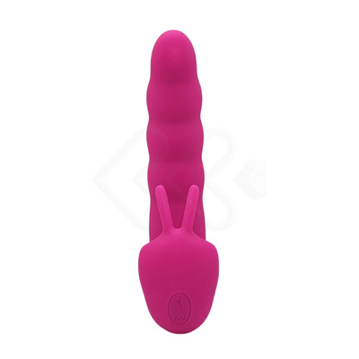 Foto 13 do produto Vibrador Estimulador de Ponto G e Clitóris Recarregável com 10 Modos de Vibração e 5 Movimentos Vai e Vem - Ribbed Dual Stimulator With Rolling Ball | 14,6 x 3,4 cm | Disponível em 2 Cores