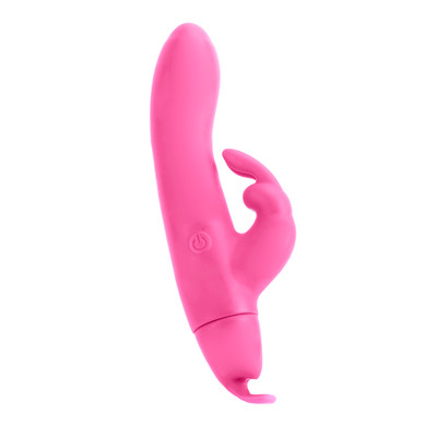 Vibrador Estimulador de Ponto G e Clítoris Recarregável com 10 Modos de Vibração e Língua em Silicone - Brisk Bunny | 11,6 x 3,3 cm | Disponível em 2 Cores