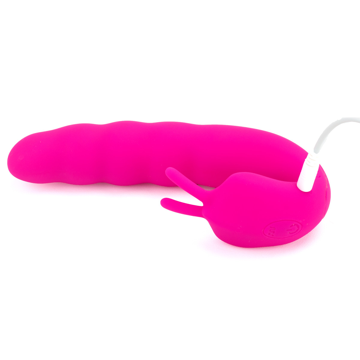 Vibrador Estimulador de Ponto G e Clitóris em Silicone Macio com 10 Modos de Vibração e Recarregável - Aphrodisia Ribbed Dual Stimulator | Disponível em 2 Cores - 7