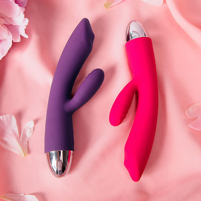 Vibrador Estimulador de Ponto G e Clítoris Recarregável com 5 Intensidades de Vibração e 2 Velocidades - Svakom Trysta | 9,2 x 2,8 cm | Disponível em 2 Cores