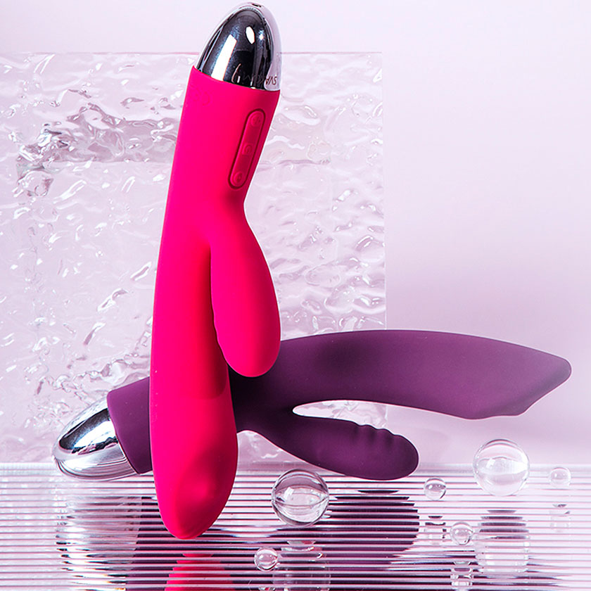 Vibrador Estimulador de Ponto G e Clítoris Recarregável com 5 Intensidades de Vibração e 2 Velocidades - Svakom Trysta | 9,2 x 2,8 cm | Disponível em 2 Cores - 3