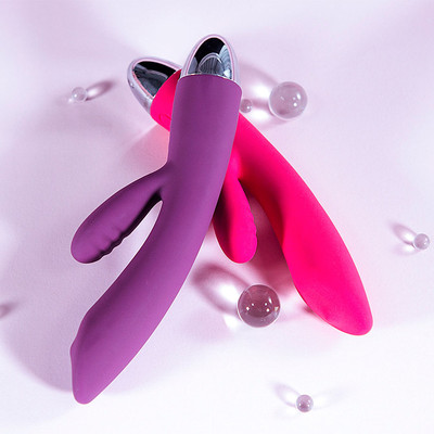 Foto 4 do produto Vibrador Estimulador de Ponto G e Clítoris Recarregável com 5 Intensidades de Vibração e 2 Velocidades - Svakom Trysta | 9,2 x 2,8 cm | Disponível em 2 Cores
