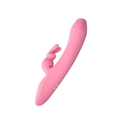 Foto 6 do produto Vibrador Rabbit Recarregável com 7 Modos de Vibração, Movimentos de Língua e Aquecimento - Dibe Sex Massager Zora | 12,5 x 3,7 cm | Disponível em 2 Cores
