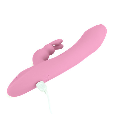 Foto 7 do produto Vibrador Rabbit Recarregável com 7 Modos de Vibração, Movimentos de Língua e Aquecimento - Dibe Sex Massager Zora | 12,5 x 3,7 cm | Disponível em 2 Cores