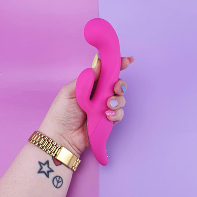 Foto 4 do produto Vibrador Estimulador de Ponto G e Clítoris Recarregável com 10 Modo de Vibrações - Silhouette S13 |19,5 x 3,5 cm