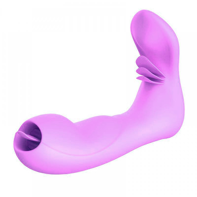 Foto 9 do produto Vibrador de Ponto G e Clítoris em Silicone com 7 Modos de Vibração, Auto Aquecimento e Controle Remoto - Dibe Amanda | 10 x 3,1 cm | Disponível em 2 Cores