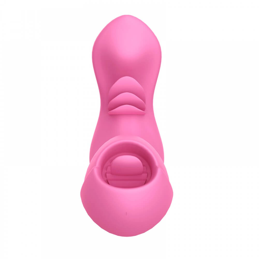 Vibrador de Ponto G e Clítoris em Silicone com 7 Modos de Vibração, Auto Aquecimento e Controle Remoto - Dibe Amanda | 10 x 3,1 cm | Disponível em 2 Cores - 4