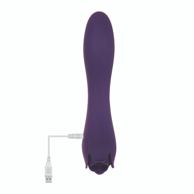 Vibrador Estimulador de Ponto G e Clitóris Recarregável em Formato de Flor com 9 Modos de Vibração - Evolved Thorny Rose | 12 x 3,7 cm - 3