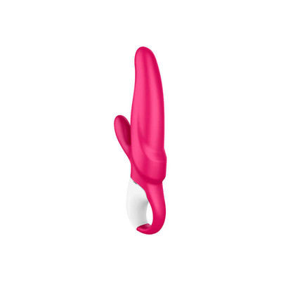 Foto 3 do produto Vibrador Estimulador de Ponto G e Clítoris, Recarregável em Silicone Flexível com 12 Modos de Vibração - Satisfyer Mr Rabbit
