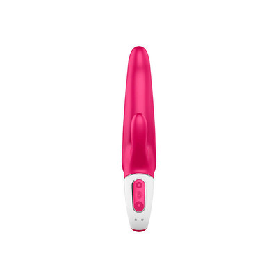 Foto 5 do produto Vibrador Estimulador de Ponto G e Clítoris, Recarregável em Silicone Flexível com 12 Modos de Vibração - Satisfyer Mr Rabbit